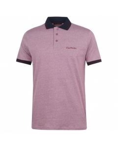 Pierre Cardin Herren Polo Shirt gestreift (542457) mauve/white