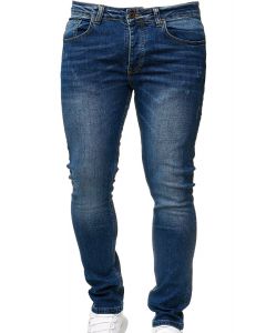 Herren Slim Fit Jeans Hose Stretch Jeans 602 / Classic Blue Used